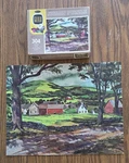 Vintage Whitman Guild Puzzle - Stonehedge Farm 304 Pieces Complete. Fixed Price $10.00.