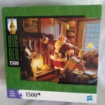 New Mb-hasbro 1500 Piece Puzzle Big Ben Christmas Santa Fireplace Made In Usa. Fixed Price $14.00.