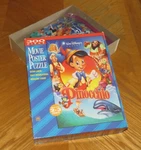 Vintage Disney Pinocchio 300 Large Piece Movie Poster Puzzle 2'X3 Golden #5221. Fixed Price $20.00.