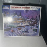 Snowman Contest White Mountain Puzzle Pre-owned #1219. Fixed Price $20.00.