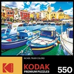 Cra-z-art Kodak 550-PIECE Colorful Procida Island Boats Jigsaw Puzzle. Fixed Price $14.99.