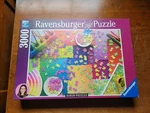 Ravensburger 3000PC Jigsaw Karen Puzzles Colorful New And Sealed - 174713. Fixed Price $42.00.