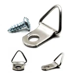 Phs 100 Pack D-ring Picture Hangers With Screws Small Triangle Frame Hanger.... Fixed Price $20.14.
