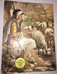 Vintage Old 8.25 X 11 David Watches His Sheep Puzzle World Press T3626 Shepherd. Fixed Price $19.54.