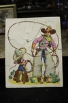 Playskool Cowboy Frame Tray Puzzle With Lasso Rope Trick. Fixed Price $8.00.