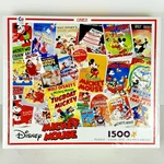 Disney Mickey Mouse 1500 Piece Puzzle - Ceaco Vintage Poster Collage 2016. Fixed Price $14.97.