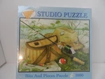 Bits & Pieces Jigsaw Puzzle 1000 Ready For Fishing By Amy Rosenberg - New. Fixed Price $19.99.