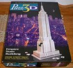 3D Milton Bradley Wrebbit Puzzle Empire State Building 902 Pieces Complete. Fixed Price $19.95.