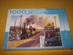 King Puzzle - Steamtrain At Halstead Jigsaw 1000 Pcs 18,9" X 26,4" Nib. Fixed Price $21.95.