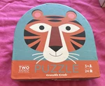 Crocodile Creek Sided Puzzle - Tiger, 3+, 24 Pieces Nib. Fixed Price $7.99.