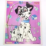 Vintage Playskool Wooden Tray Puzzle Disney 101 Dalmations Piece 247-01. Fixed Price $12.59.