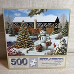 Countryside Christmas Puzzle 500 Pc Bits And Pieces Alan Gianna 18X24. Fixed Price $7.99.