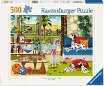New Ravensburger 500 Pieces Jigsaw Puzzle 9+ Ages Pets Of Palm Springs. Fixed Price $20.42.