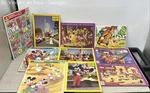 Vintage Lot Of 10 Walt Disney Frame Tray Puzzles Jaymar Golden Mickey & Friends. Fixed Price $39.99.
