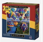 Eric Dowdle 500 Piece Puzzle - Balloon Festival New In Sealed Bag. Fixed Price $10.00.