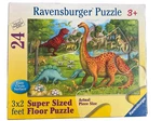 Ravensburger 24 Pc Super Sized Floor Puzzle Dinosaur 3X2 Feet Complete. Fixed Price $12.52.
