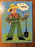 Vtg Judy Instructo Tray Puzzle Farmer Wooden 70S 80S Preschool Toy. Fixed Price $14.95.