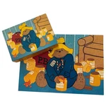 Springbok Childrens Jigsaw Puzzle Paddington Bear Hallmark 1984 Eden Toys Vtg. Fixed Price $13.59.