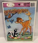 Disney Babies Bambi Collection Golden Frame-tray Puzzle 4173A-1 Skunk. Fixed Price $12.95.