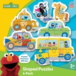Masterpieces Sesame Street Vehicles 6-PACK Mini Shaped Jigsaw Puzzles. Fixed Price $14.99.