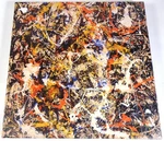 Convergence (detail) Jackson Pollock Fine Art Jigsaw Puzzle - Complete 551 Pcs. Fixed Price $23.79.