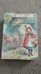 Vintage German Fairy Tale Red Riding Hood Puzzle Toy Multi Side Wooden Blocks. Fixed Price $23.09.
