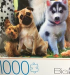 Milton Bradley Big Ben Dogs Jigsaw Puzzle 1000 Pieces Sealed - New! Hasbro. Fixed Price $32.99.