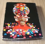 The E.b. Throckbottom Gumball Springbok 500+ Piece Jigsaw Puzzle Complete 18X23". Fixed Price $27.99.