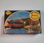 Nib Vintage Tuco Miniature Round Puzzle Boothbay Harbor 6" 55+ Pieces Sealed Box. Fixed Price $19.95.