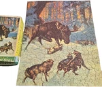 Tuco 1930S Deluxe Interlocking Puzzle Battle Wild Moose Wolves #4905 Rare. Fixed Price $49.99.