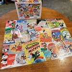 Ceaco Disney Vintage Mickey Mouse Posters 1500 Pc Jigsaw Puzzle 12+ Steamboat. Fixed Price $11.04.