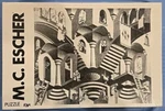 Selegiochi M.c. Escher Concave And Convex 1000 Pc Puzzle Complete 15X33. Fixed Price $22.22.