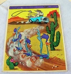 Vintage 1966 Whitman Road Runner Frame-tray Puzzle # 4537 Jd. Fixed Price $15.00.