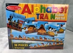 Nib Melissa & Doug Alphabet Train Floor Puzzle 28 Pieces 10FT Long Ages 3 And Up. Fixed Price $12.00.