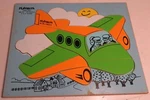 Vintage Playskool Airlines Airplane Puzzle 330-16 15 Pieces Htf Euc 3-5 Yr Wood. Fixed Price $22.48.
