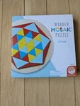 Brilliant Mindware Star Wooden Mosaic PUZZLE.36 Colorful Block 9" Tray. Fixed Price $20.00.