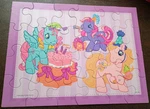 My Little Pony 24-PIECE Puzzle Mb 2005 Hasbro Kids Tray Complete. Fixed Price $8.99.