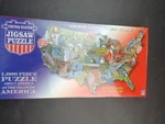 Tdc Official Birds The States 1,000 Piece Puzzle In Shape America. Fixed Price $14.99.