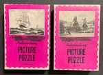 1930S Saalfield Interlocking Picture Puzzle The Hunt And Clipper Ships. Fixed Price $14.97.
