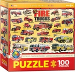 Fire Trucks Jigsaw Puzzle Smart Kids Collection By Eurographics 100 Pieces. Fixed Price $11.95.