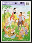 Vintage 1980 Disney Snow White & The Seven Dwarfs Frame-tray Puzzle Golden. Fixed Price $12.99.