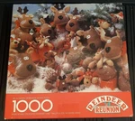 Vintage Springbok Rodney Reindeer Reunion Christmas Puzzle 1000 Pieces. Fixed Price $39.99.