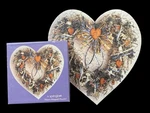 Vintage Springbok Mini Jigsaw Puzzle Heart Shape Wreath Cottagecore. Fixed Price $25.00.