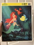 Vintage Disney Golden The Little Mermaid Frame Tray Puzzle # 4049B 22 Pcs -used. Fixed Price $7.95.
