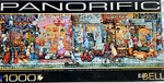 Panorific Panoramic Puzzle -39 X 15 Hugh Street Scene By Bill Bell Antique Store. Fixed Price $39.99.
