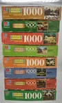 Charles Wysocki Lot Of 8 Vintage Mb 1000 Piece Puzzles Large Box Complete. Fixed Price $49.95.