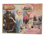 Disney "frozen" 5 Wood Puzzles Storage Box Cardinal (sealed Nib). Fixed Price $15.00.