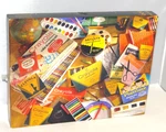 Springbok Crayola School Days Jigsaw Puzzle 500 Pcs PZL4501 Vintage Crayons. Fixed Price $23.99.