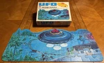 Vtg Whitman 1979 Ufo Shape 48 Fully Interlocking Pieces Jigsaw Puzzle Complete. Fixed Price $17.99.