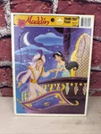 Vintage - Walt Disney's Aladdin & Jasmine 12 Piece Golden Frame Tray Puzzle. Fixed Price $15.75.
